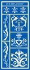 Motivschablone Ornaments