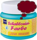 Schablonierfarbe Bordeauxrot