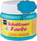 Schablonierfarbe Türkis