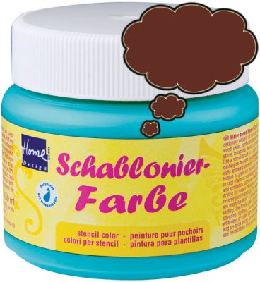 Schablonierfarbe Rehbraun
