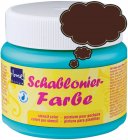 Schablonierfarbe Schokobraun