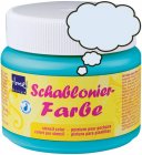 Schablonierfarbe Gletscherblau