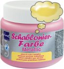Schablonierfarbe Metallic Gelb