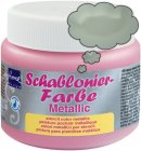 Schablonierfarbe Metallic Silber