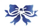 Wandschablone Schleife