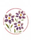Wandschablone Feldblumen