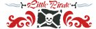 Wandschablone Piraten