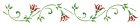 Wandschablone Florale Ranke