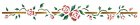 Wandschablone Rosenranke